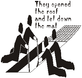 They opened the roof and let down the mat